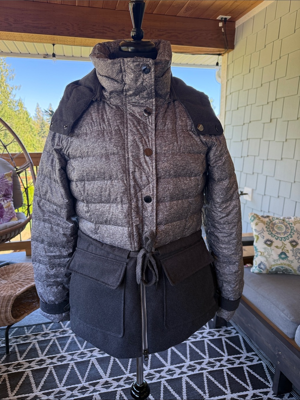 LOLE | Nelly Charcoal Gray Waterproof Downfilled Puffer Parka